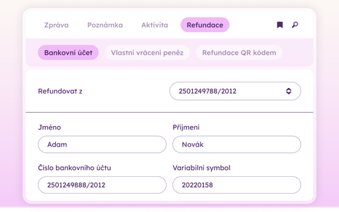 Refundace a dobropisy na pár kliknutí