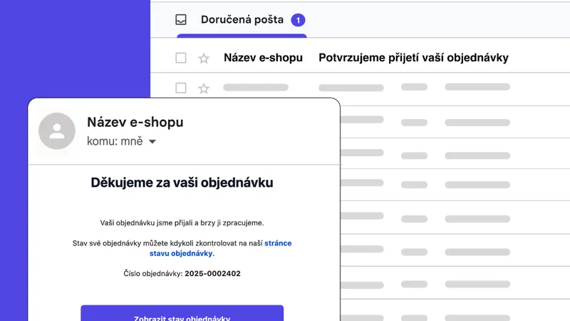 Novinka v Retino Tracking: transakční e-maily od vytvoření objednávky po doručení