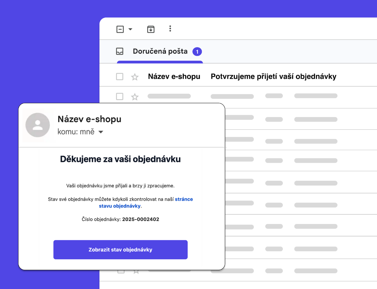Novinka v Retino Tracking: transakční e-maily od vytvoření objednávky po doručení