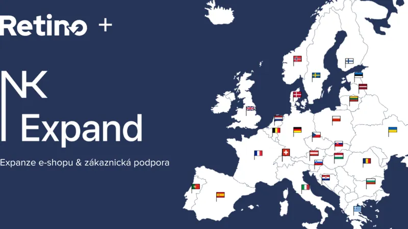 Jak uspět při expanzi e-shopu do zahraničí? Pomůže Retino spolu s lokalizovanou podporou od NK Expand