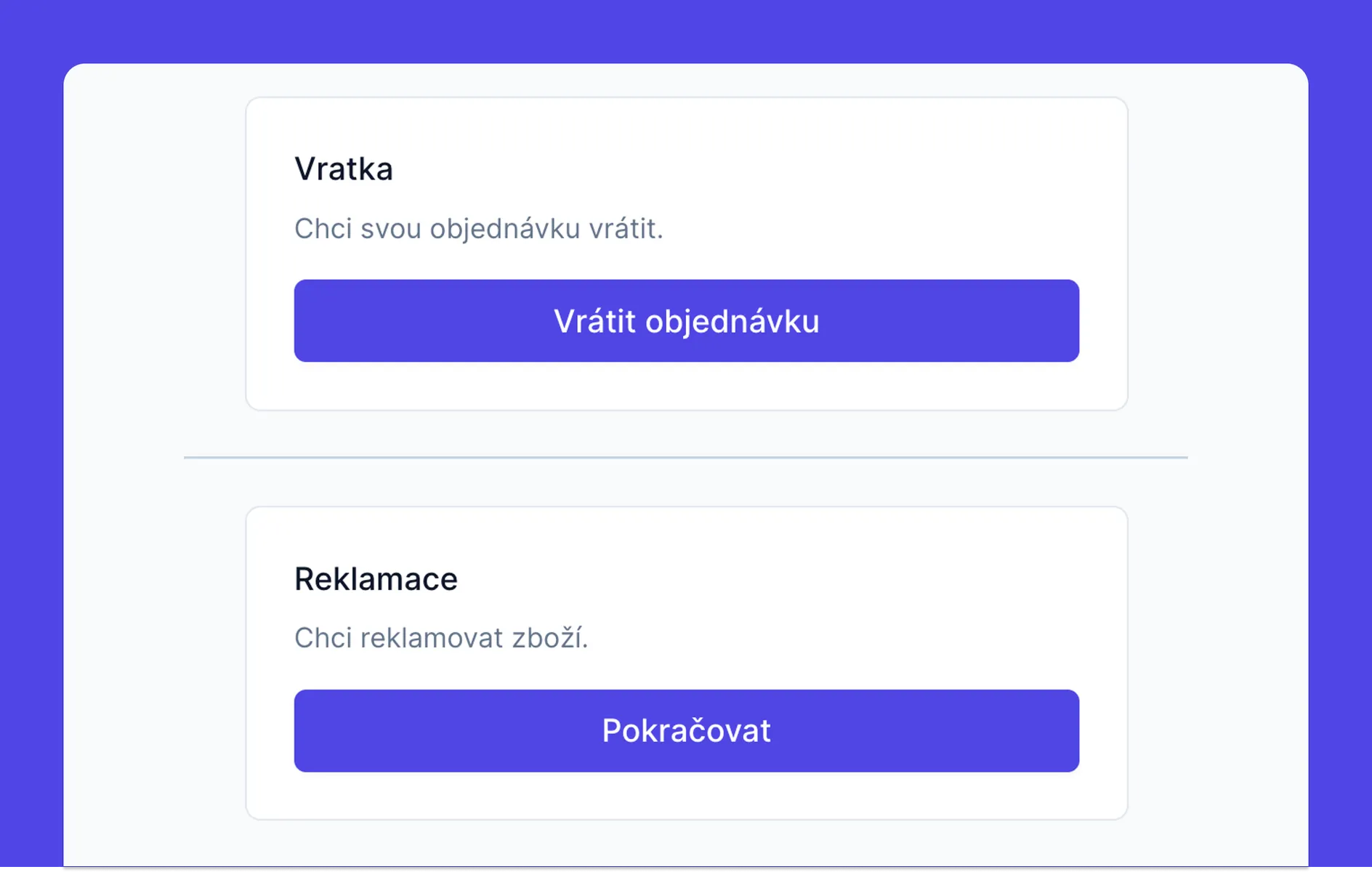 Samoobslužný zákaznický portál
