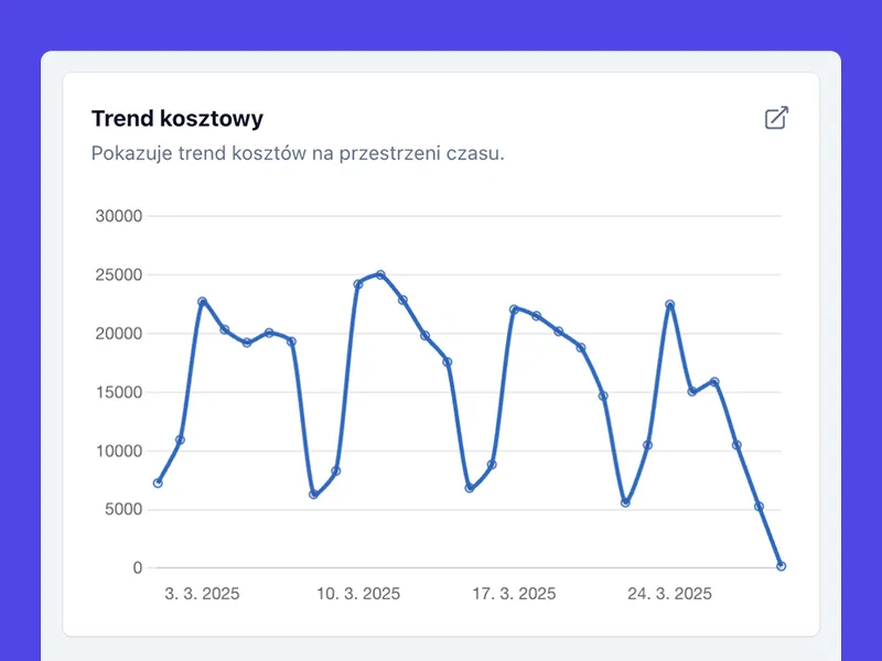Raporty o przewoźnikach i kosztach