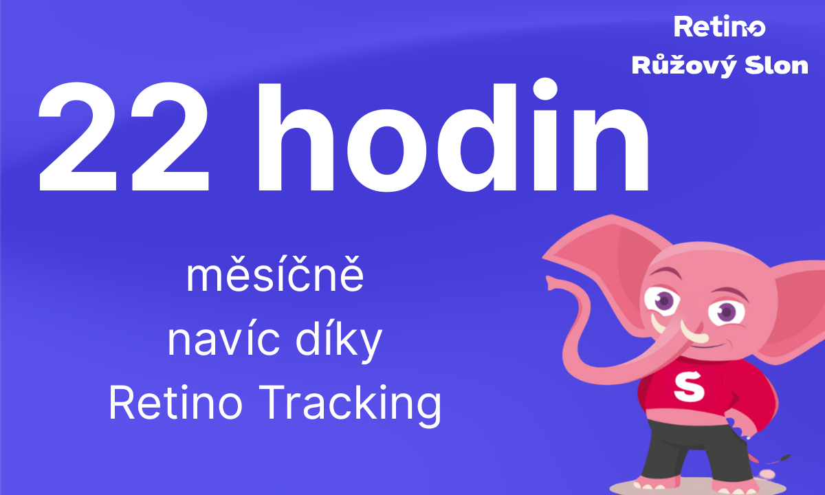 Růžový slon: Retino Tracking šetří až 22 hodin měsíčně a snížil negativní hodnocení dopravy o 30 %