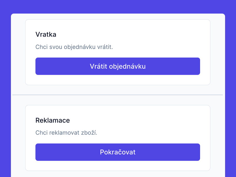 Zakaznicky Portal Returns CS