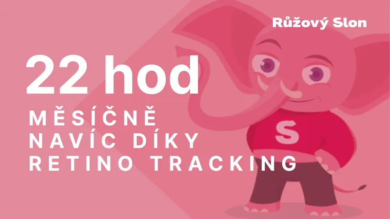 Růžový slon: Retino Tracking šetří až 22 hodin měsíčně a snížil negativní hodnocení dopravy o 30 %