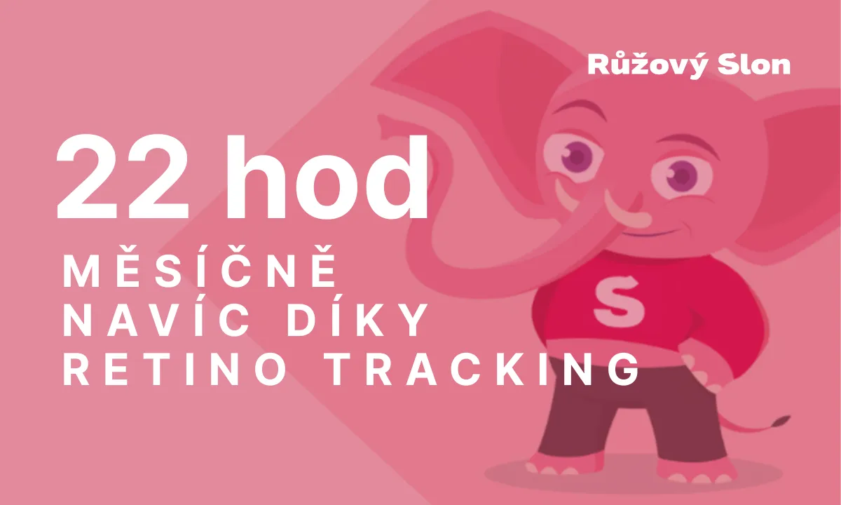 Růžový slon: Retino Tracking šetří až 22 hodin měsíčně a snížil negativní hodnocení dopravy o 30 %