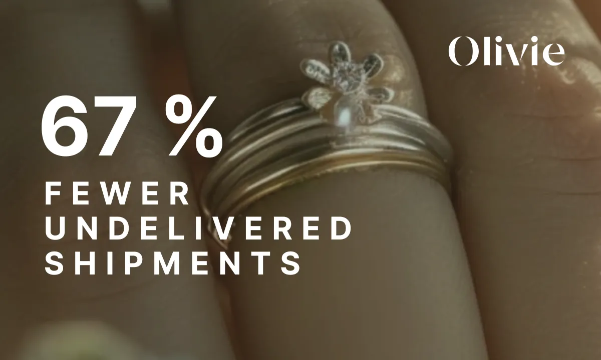 Olivie: Up to 67% Fewer Undelivered Shipments Thanks to Retino Tracking