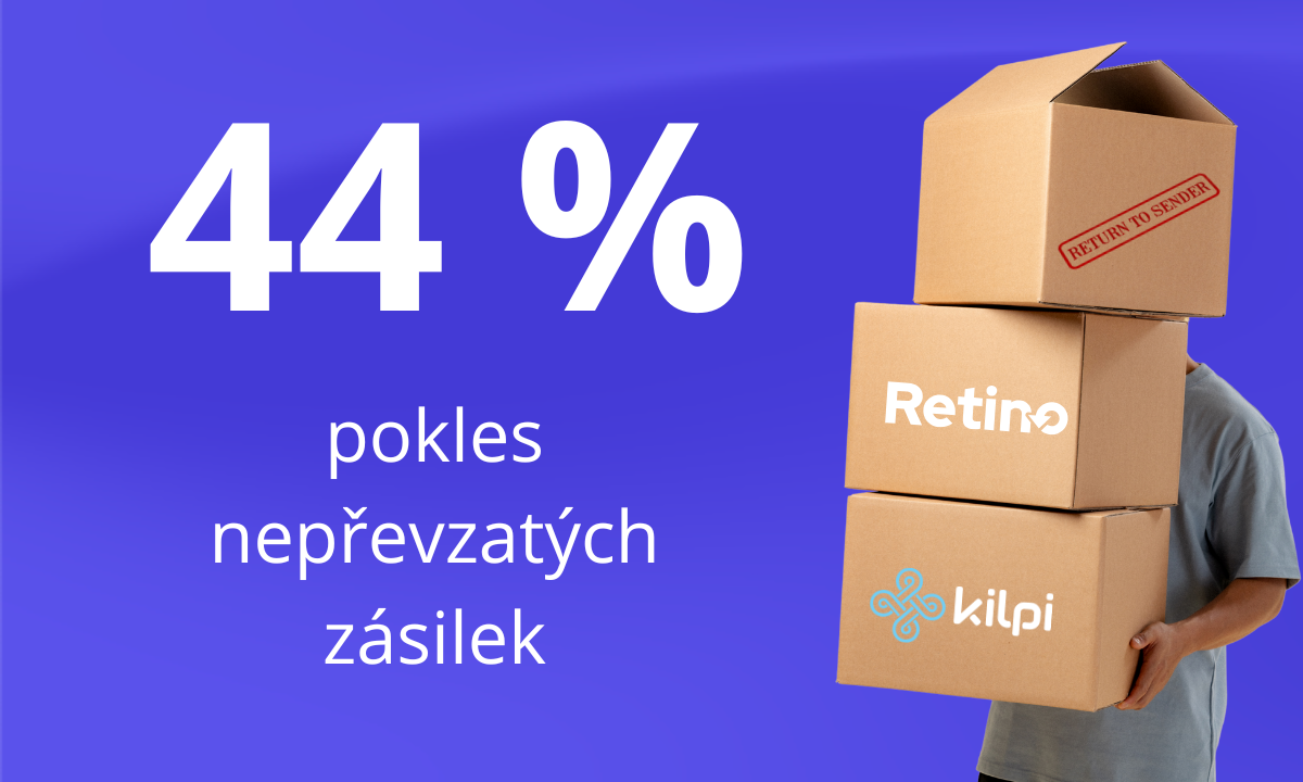 Kilpi: Počet nedoručených zásilek se díky Retino Tracking snížil o 44 %