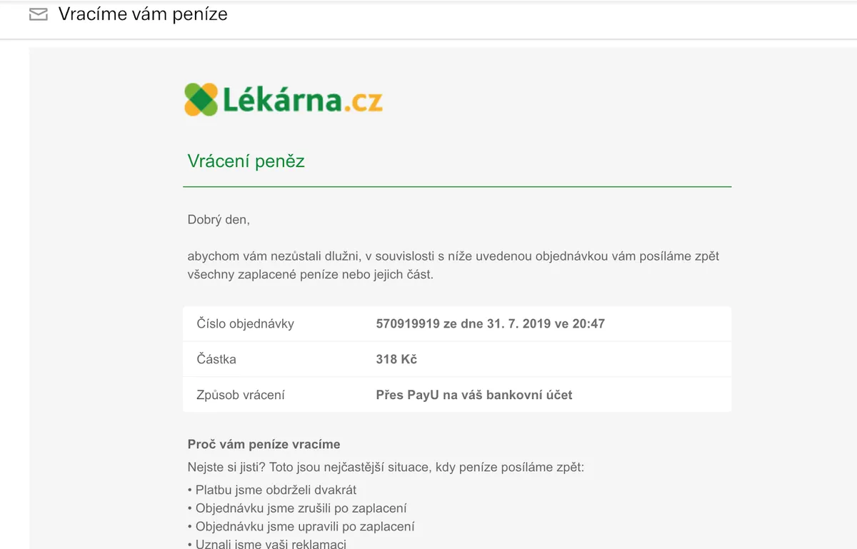 Refundace: kdo, co a za kolik?